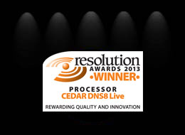 Resolution Awards 2013 WINNER
